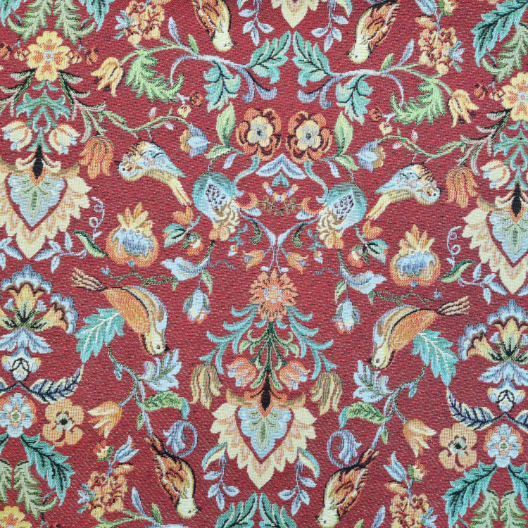 Tapestry Fabric - WILLIAM RED